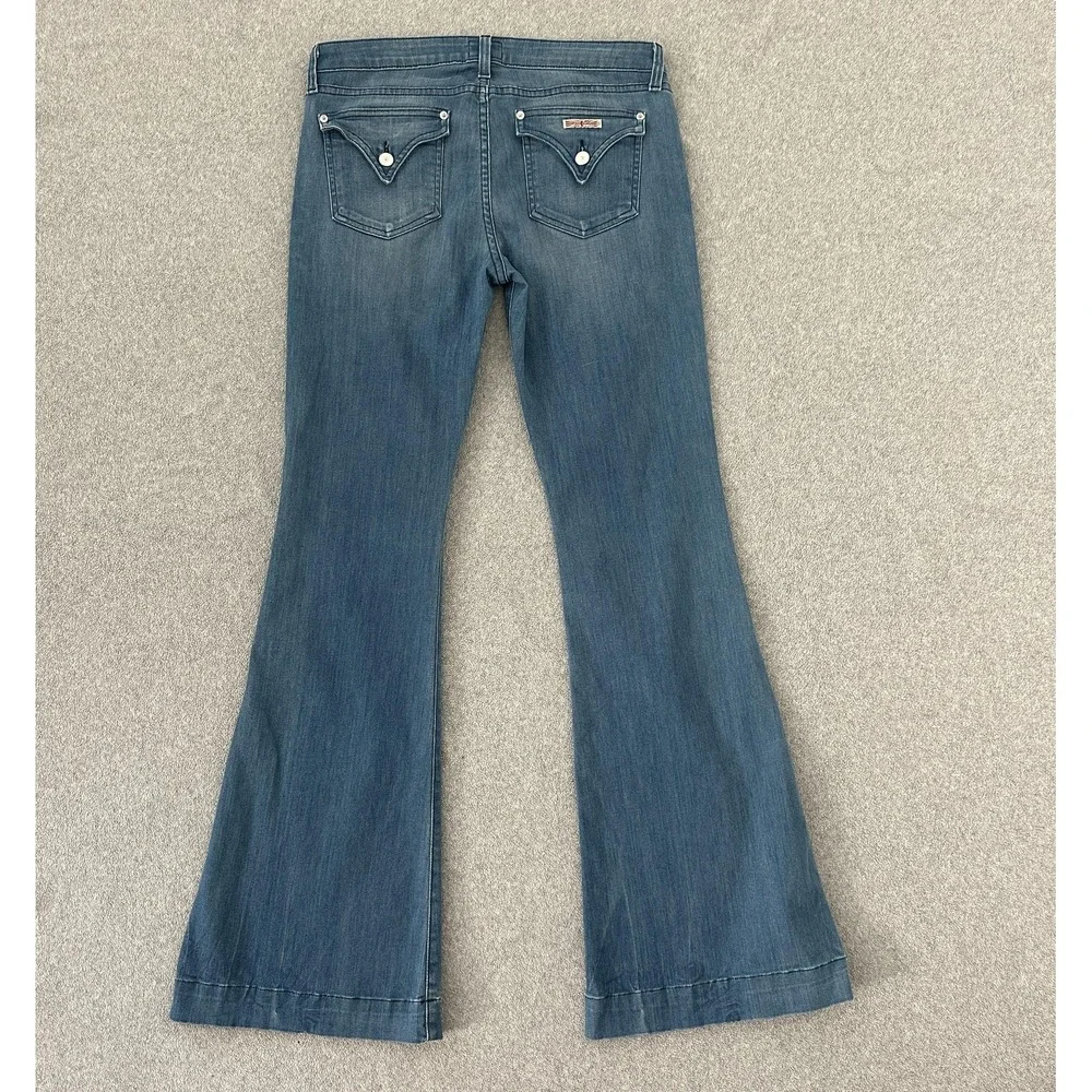 Hudson Jeans Womens 31 Flare Bootcut‎ Low Rise Stretch Denim Y2K USA Made - Picture 2 of 13